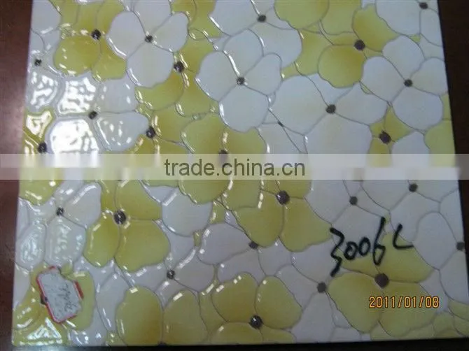 Hot design!!!300x300 crystal swimming pool ceramic tiles for sale