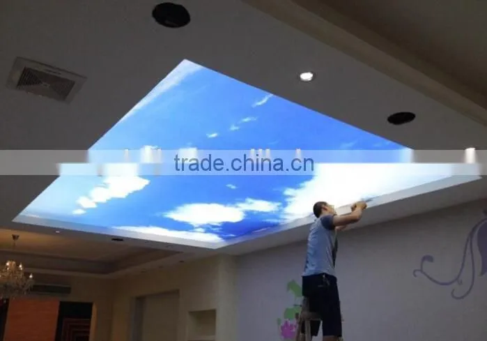 digital indoor ceiling material transparent soft film printer
