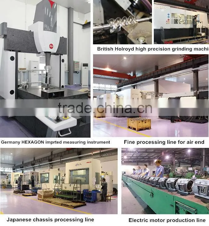 air cooling stationary screw air compressor