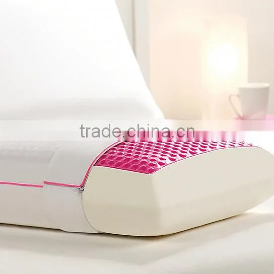 Cooling Gel Memory Foam pillow with zipper cover