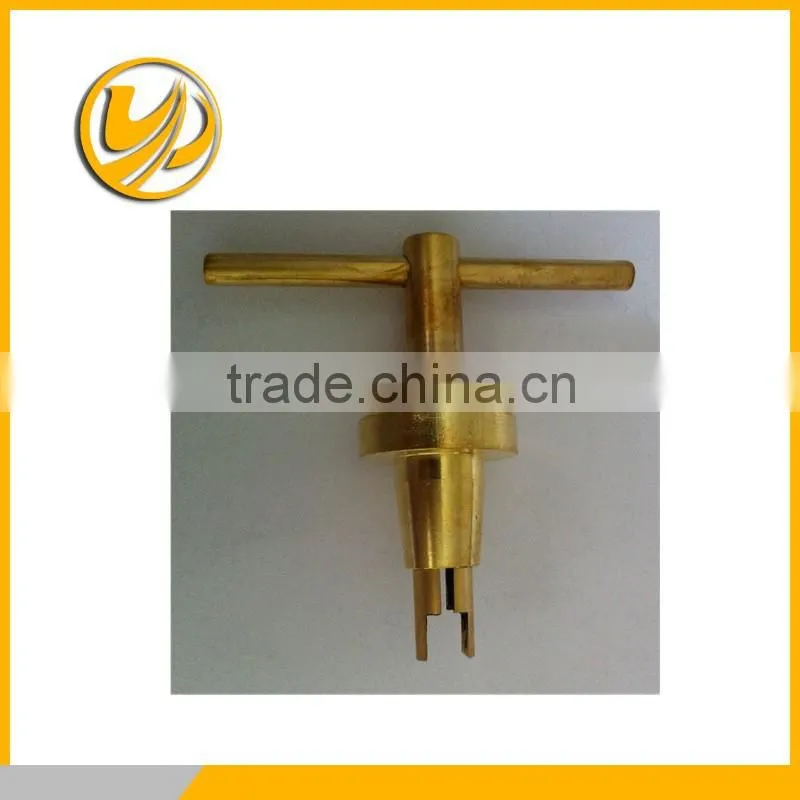 CW617, CW602N brass lockable angle ball valve with key