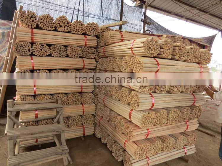 High quality natural wooden broom stick
