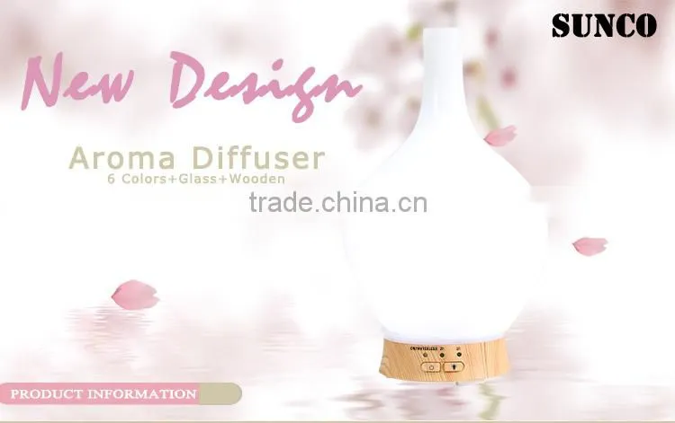 porcelain aroma diffuser/aromatic diffuser with 7color lamps