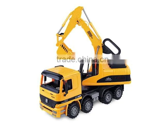 Newest big friction toy vehicle heavy oil truck toy