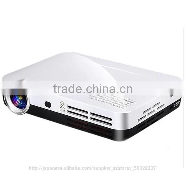portable home theatre android 3D wifi bluetooth dlp mini beamer with hd 1080p