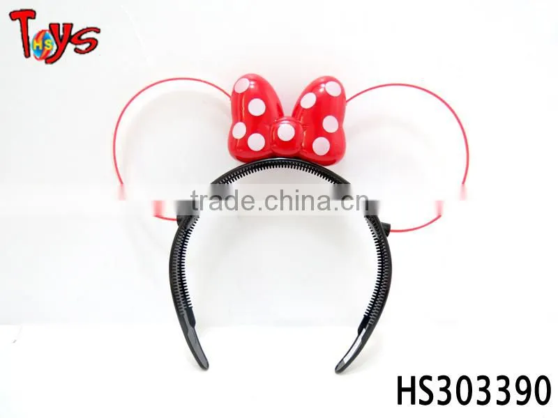 Promotional plstic hair clip flashing led light