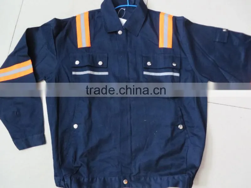 navy blue cotton work coat, Hi-vi working jacket,new design men's work coat,work uniform