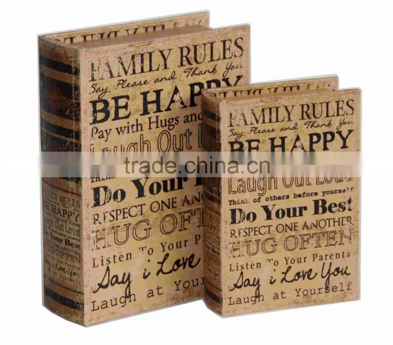 decorative book style box