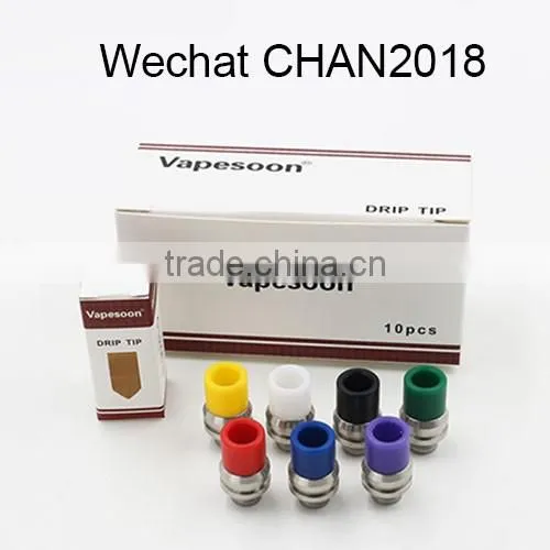 E cig 510 drip tip wholesale ss and Acrylic inhaler ADA-DT002