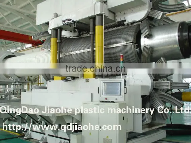 HDPE double wall corrugated pipe production line