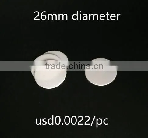 20mm 22mm 24mm 26mm 28mm white color pe foaming liner for pp cap or other caps