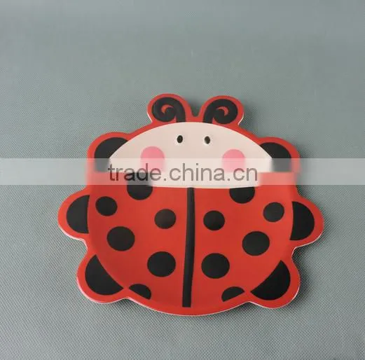 Bee shape melamine children dinner set