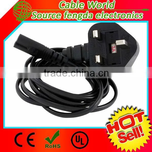 Wholesale Prices Healthy UK AC power cord BS1363 to IEC C13 250V 13A