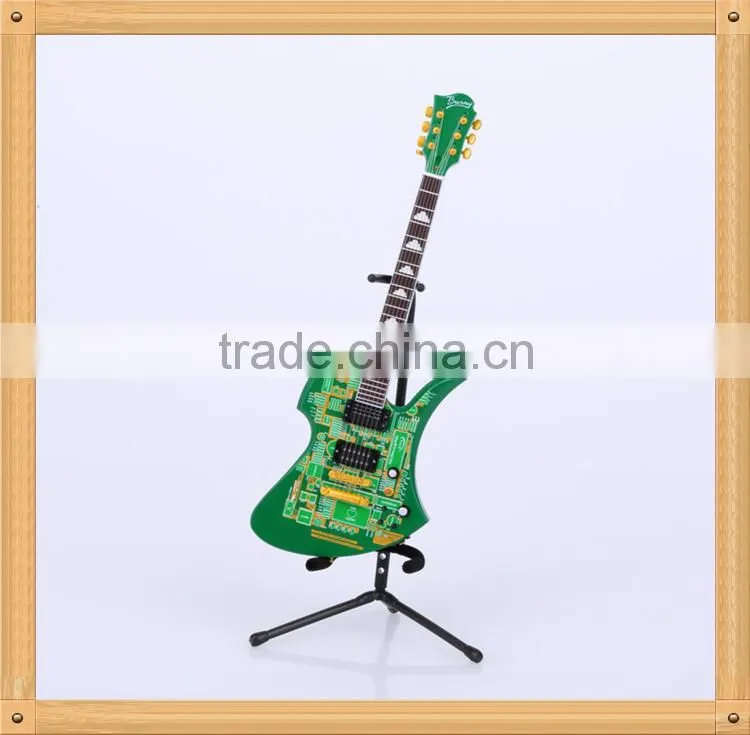 1/6 Mini scale electric guitar model for collection, Oem guitar figurines