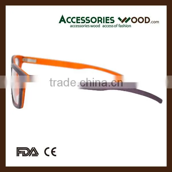 green wood frame optical eyeglasses student fashional reading glasses