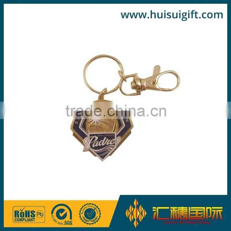 high quality promotional free sample metal keychain