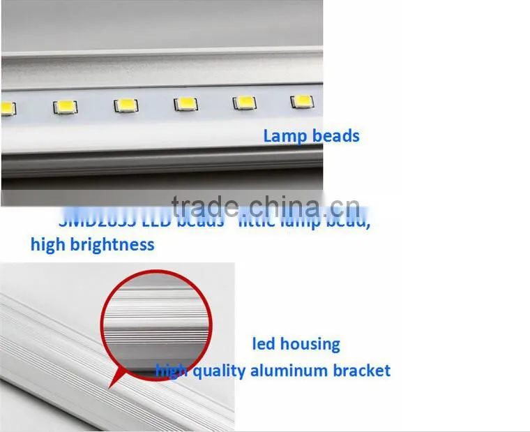 With CE and RoHS certification 2.4M 36W 40W Single Pin led tube high PF Ra>80 2 years wattanty 8ft t8 led tube