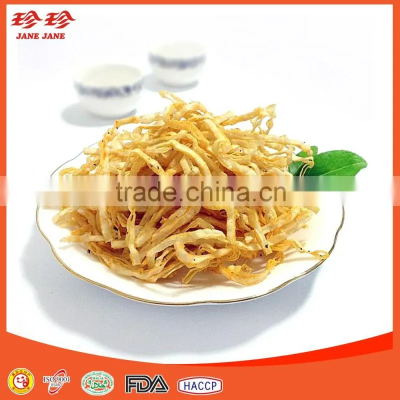 Prepared Black Pepper Salmon Fish Shredded Seafood Snack