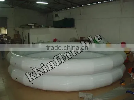 portable plastic swimming pool equipment , inflatable amusement water park KKSP-L001
