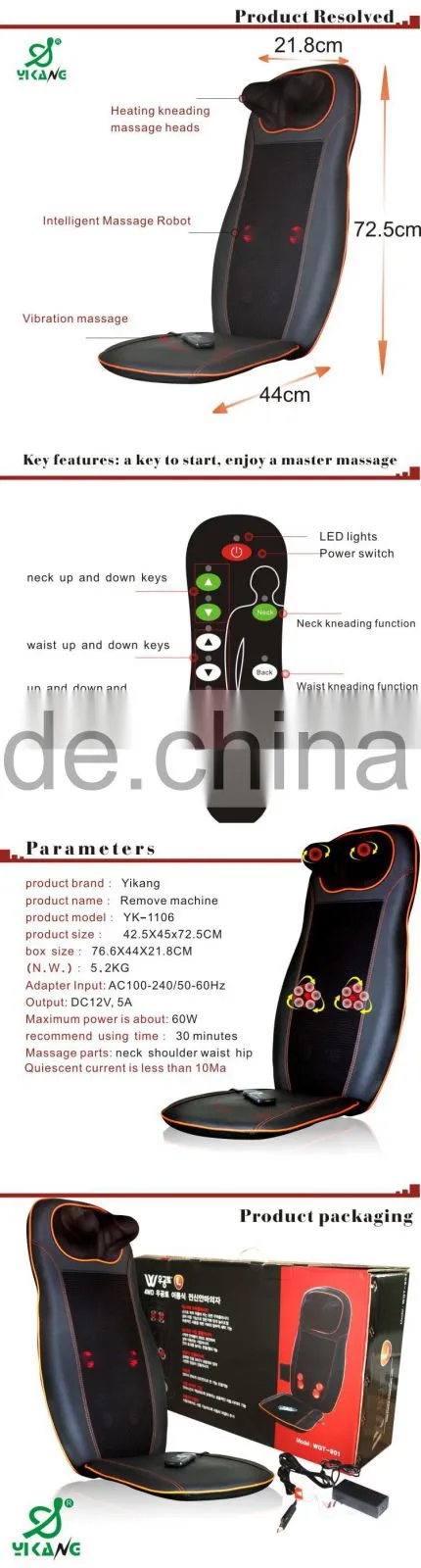 New Product Electric Massager Body Personal Massager Chair