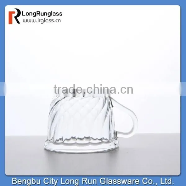 LongRun 121ml high quality red tea glass cup, cafe mug,manufacter