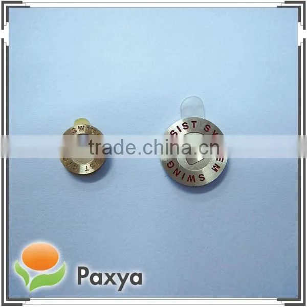 Aluminum cold extrusion metal sticker label