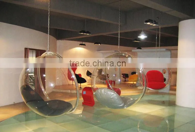 Eero Aarnio acrylic transparent hanging swing ball chair