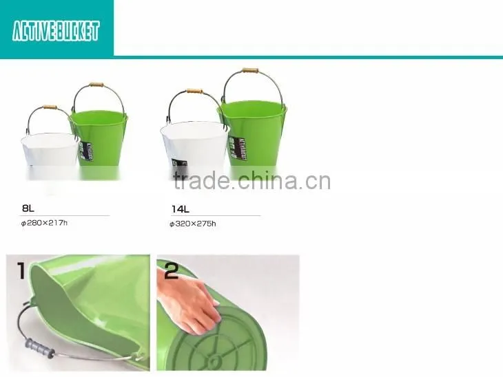 Popular and Various feeding bottle plastic bucket with handle at reasonable prices small lot order available