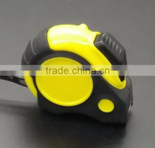 3m 5m 7.5m one self lock rubber injected abs case steel measuring tape