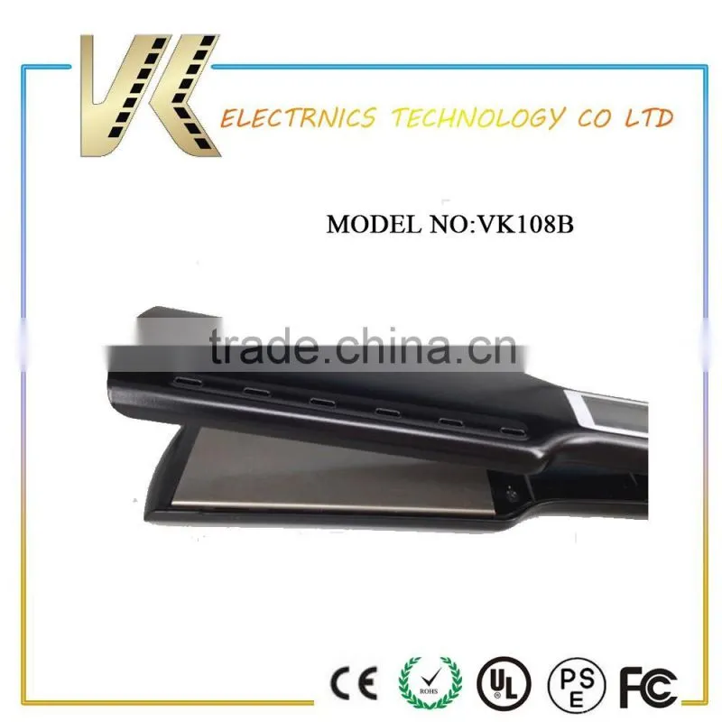 new arrival hot sell ceramic tourmaline coating wholesale lcd touch screen hair straightener