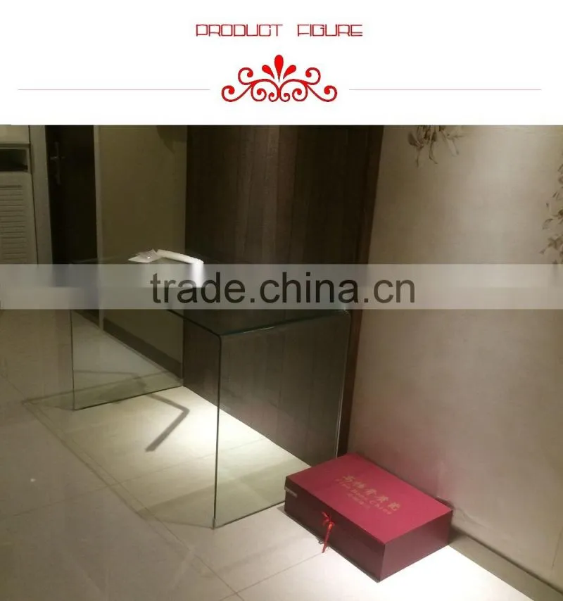 Alibaba bent glass console table