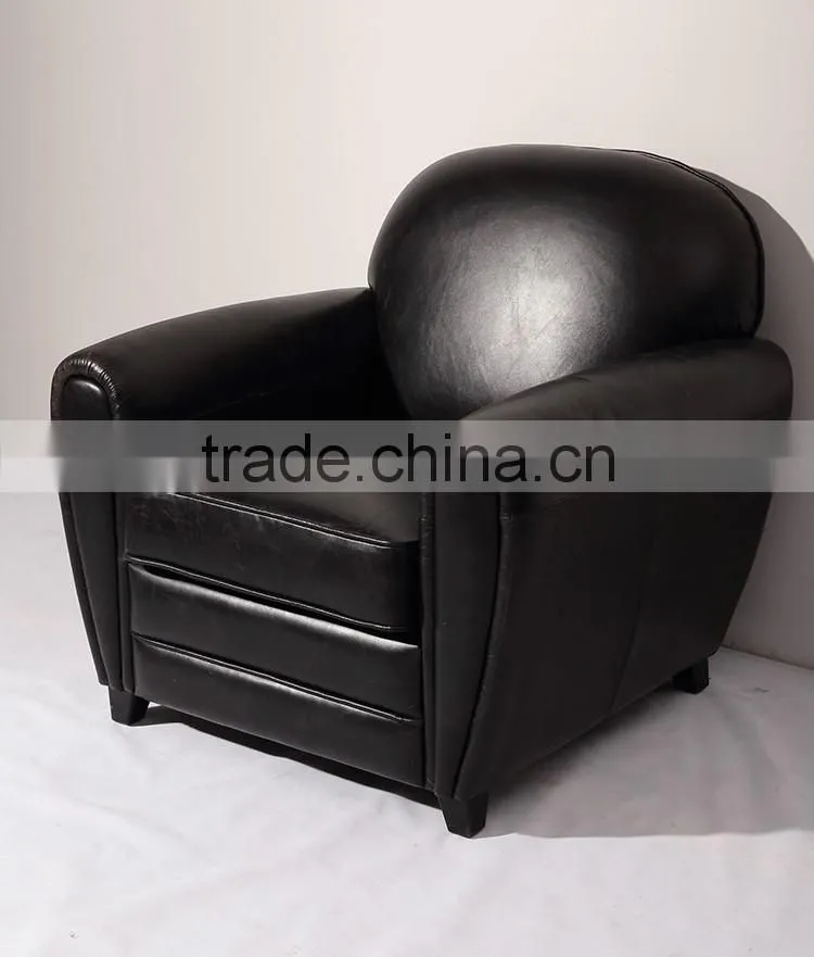 Luxury leather anonimo chesterfield sofa wooden sofa chair