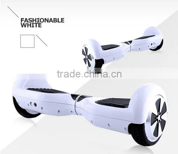 9" White Self Balancing Scooter Hoverboard Swegway Style Bluetooth Music LED Including