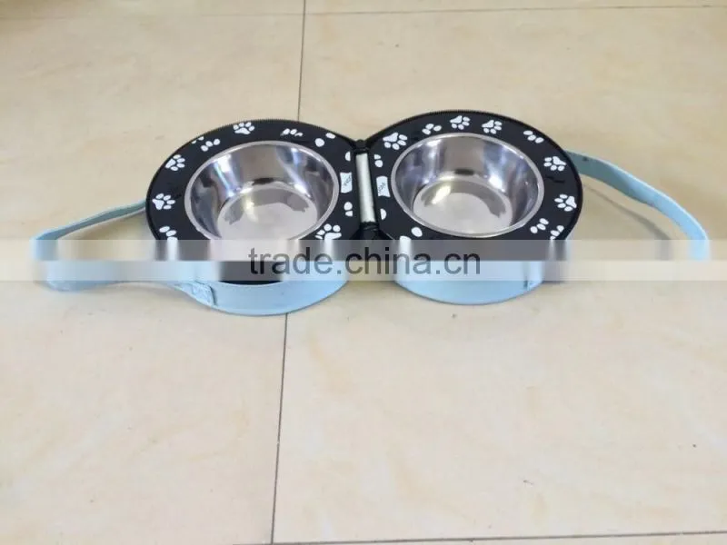 New Design Travel folding dog bowls,travel dog bowl for wholesale