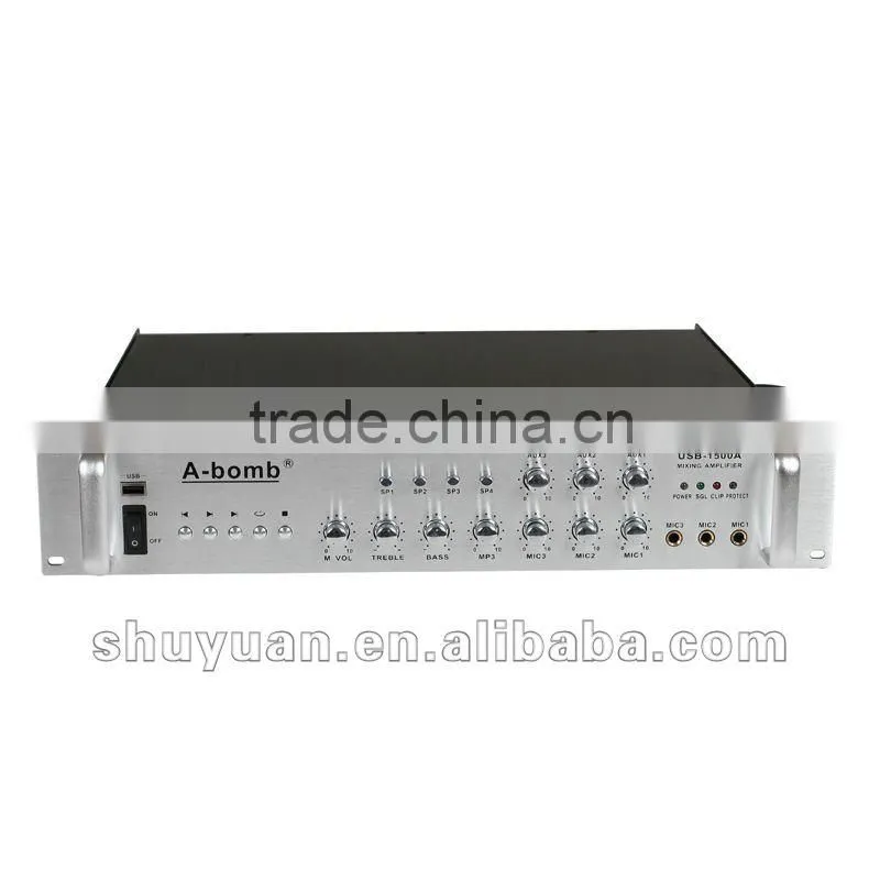 Public Address Power Amplifier USB-1500A
