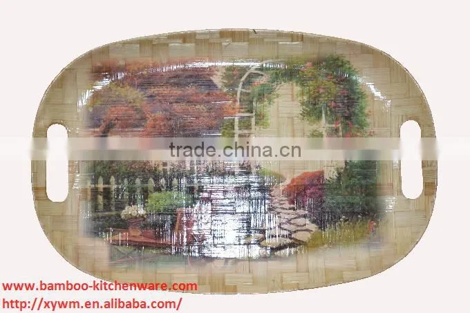 Bamboo square plate -- jane@