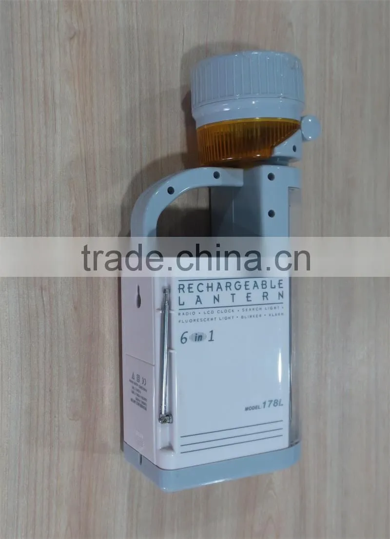 Rechargeable LED camping light with timer MODEL 178L