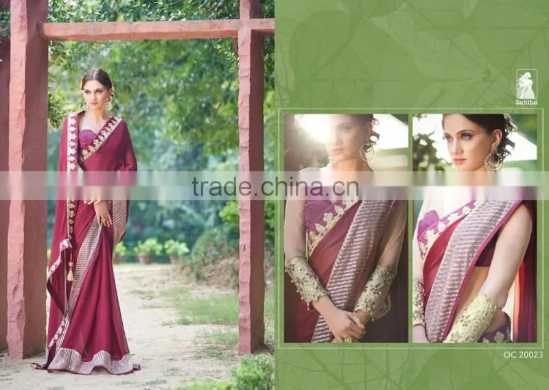 Back drop designer sarees