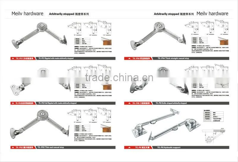 2016-2017 Furniture cabinet hardware kitchen fitting acceessory zinc cupboard free stop