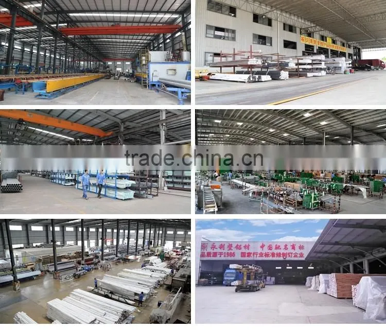 Aluminum Extrusion Profile 6061 T6 Anodized Window Frame