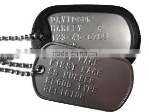 Cheap custom aluminum dog tag/embossed dog tag/military dog tag