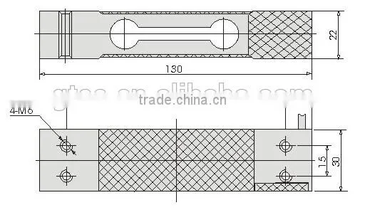 Single point type load cell