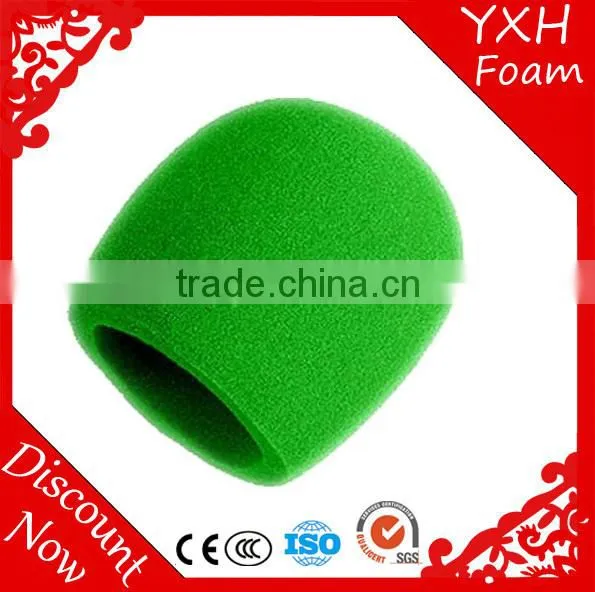 hot sell 70mm length foam microphone sponge microphone cover for all common handheld stage microphone