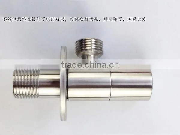 Deltar sanitaryware thicken toilet angle valve core , brass water pumping angle valve