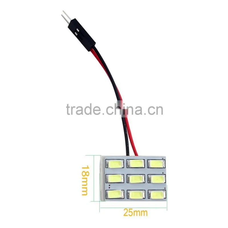 5730 9SMD led light panel led 12v for car T10/festoon led small panel light