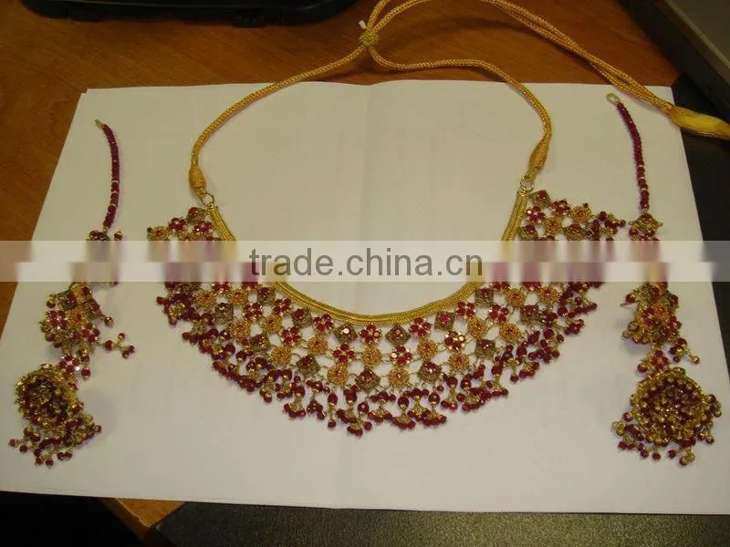 Indian Bridal Jewellery, Kundan Jewellery, 22 K gold Jewellery