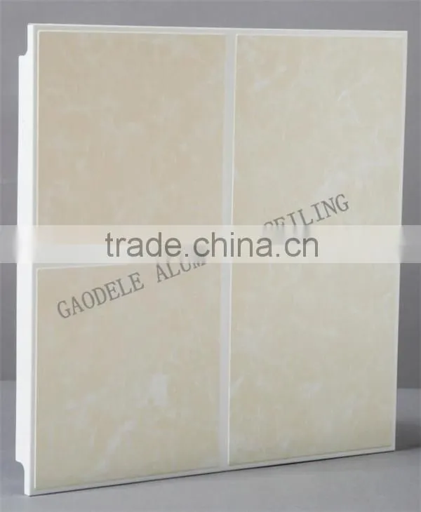 Stone Pattern Aluminum Ceiling for Bathroom 300*300mm