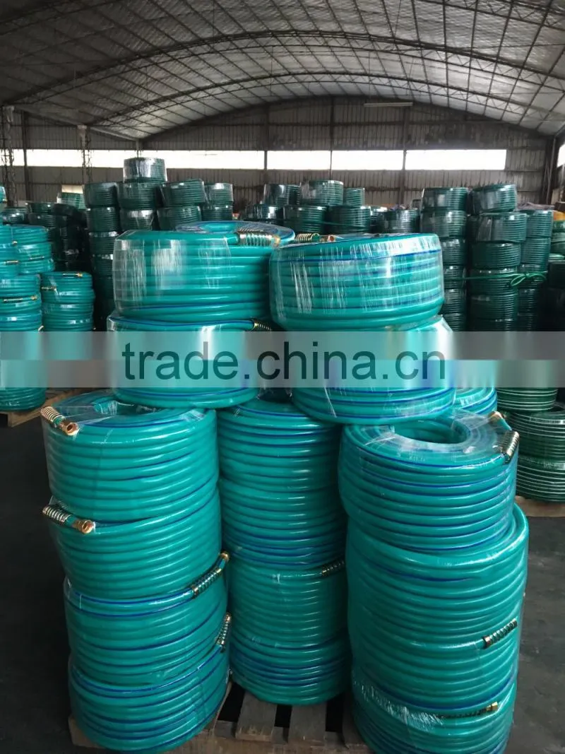 Good quality 5/8'' 1/2'' colorful flexible PVC garden hose soft water hose