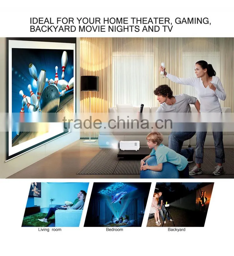 full hd 3d led 3400Lumens LCD multimedia projector