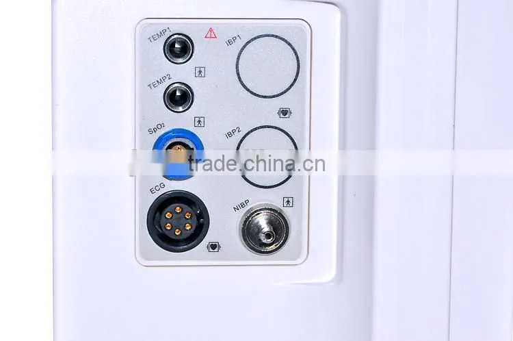 CE 15-inch Multi-Parameter portable Patient Monitor convenient for use
